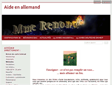 Tablet Screenshot of aide-en-allemand.com